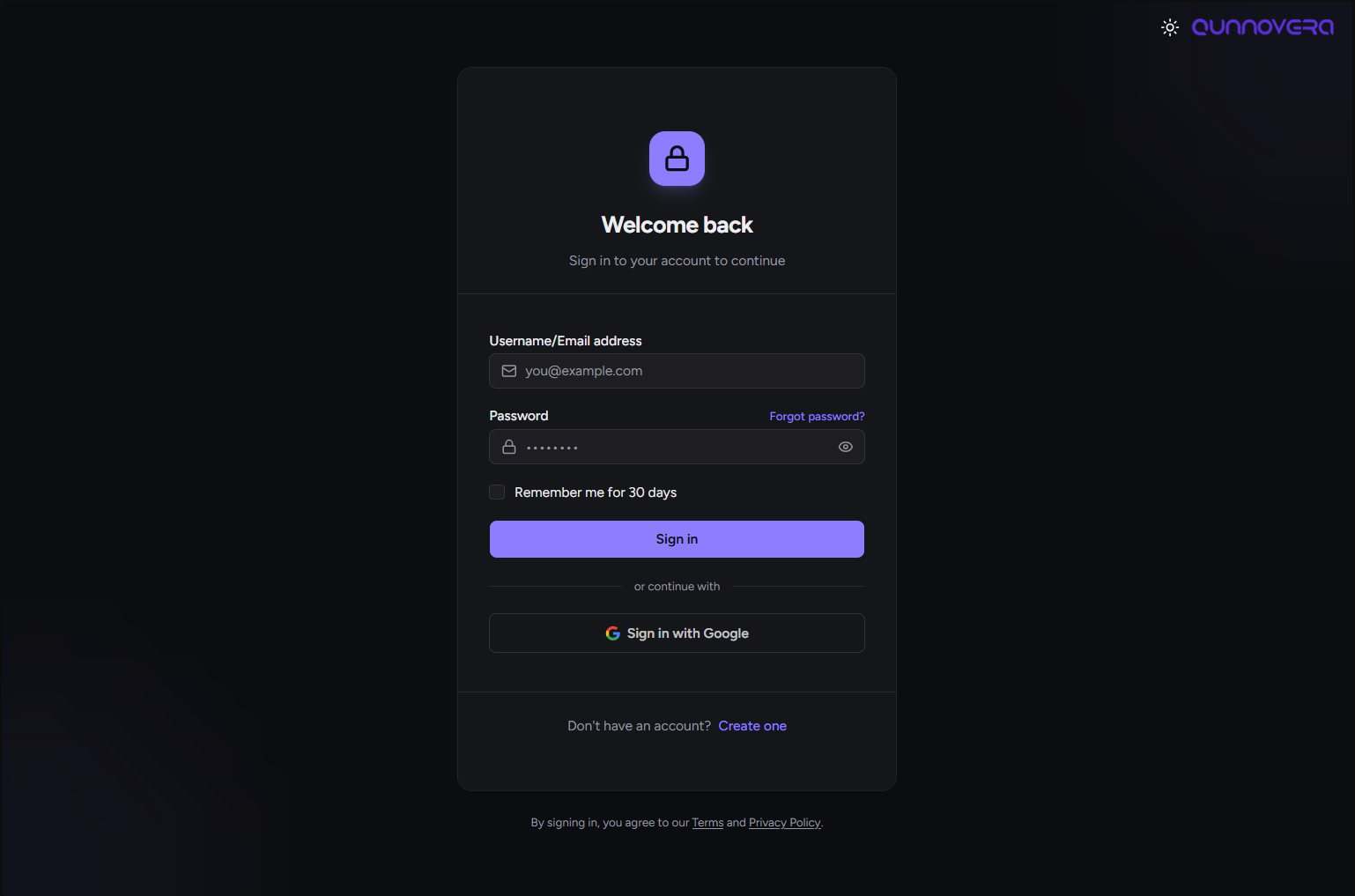 Google account selection during sign-up
